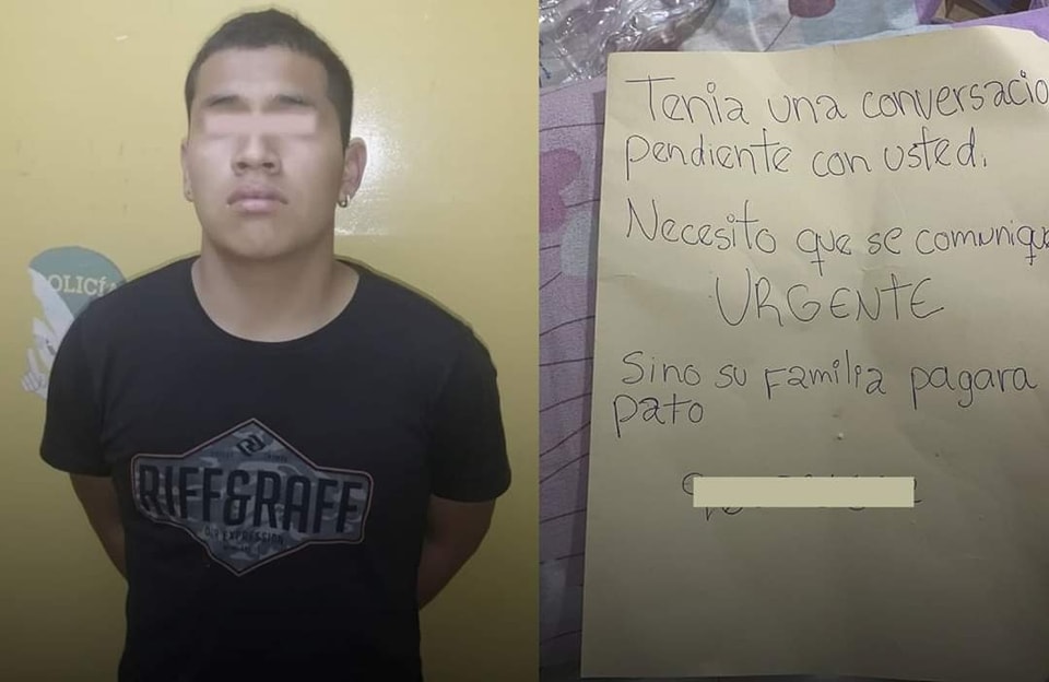 Cae joven por extorsión en Pacasmayo