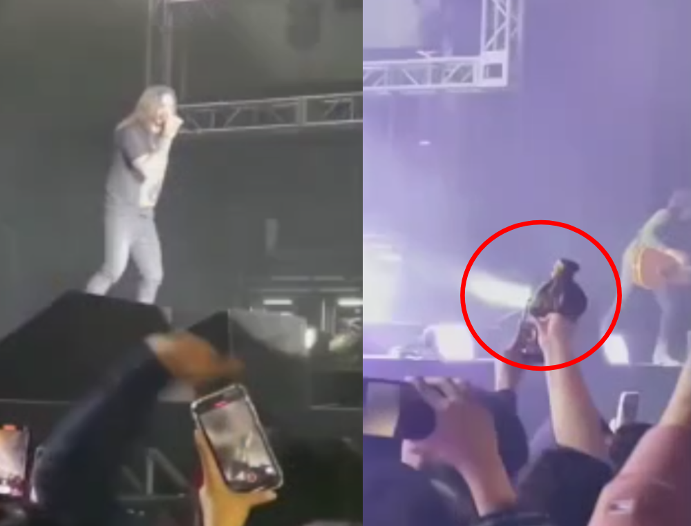 Fan de Juanes lleva un "juane" al concierto del cantante colombiano