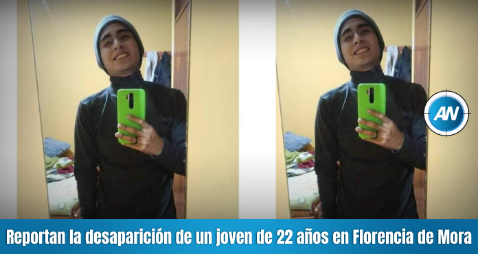 Reportan la desaparición de un joven de 22 años