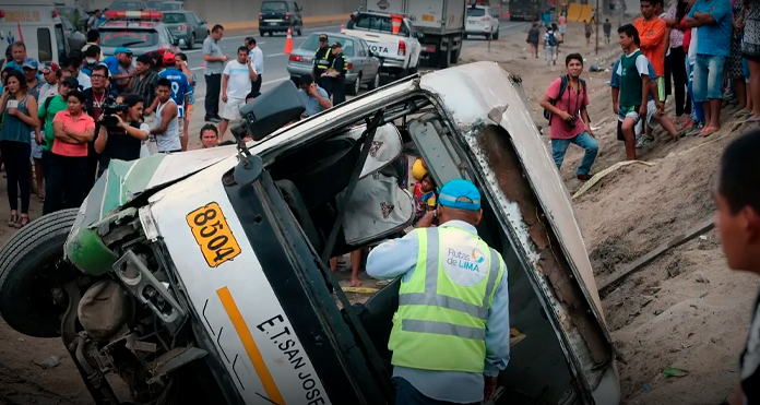 276 personas fallecen al mes a causa de accidentes viales