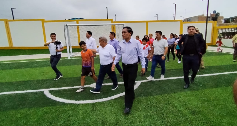 Alcalde Wilson Toribio inauguró cinco obras en el distrito de Florencia de Mora