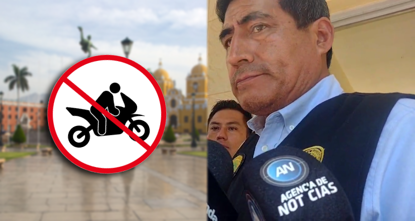 Pedirán que motos lineales no ingresen al centro histórico de Trujillo