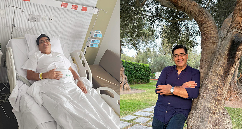 Lucho Paz salió de UCI y ya se recupera en su casa