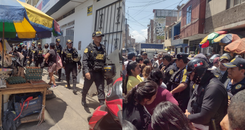 Municipalidad de Trujillo realizó operativo contra el comercio informal en Albarracín