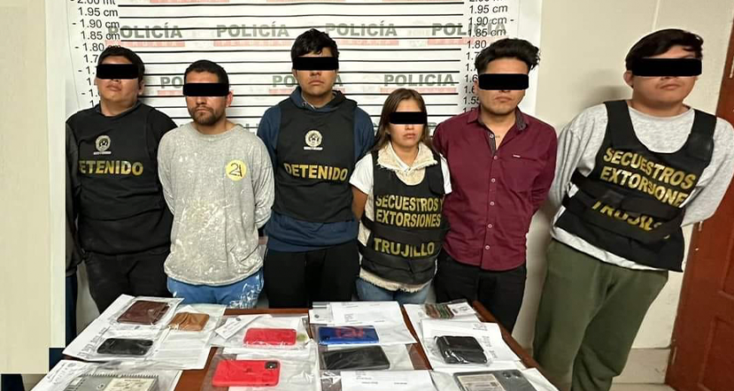 Capturan a siete sujetos por presunto cobro de extorsión a un ciudadano