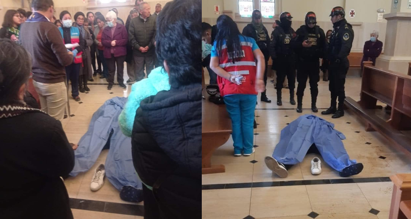 Joven fallece durante misa en el templo del Señor de Luren