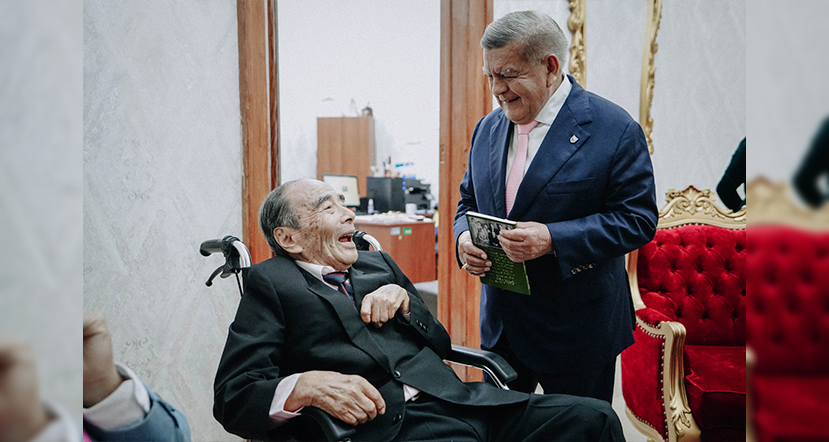 GORE reconoce a Teodoro Rivero Ayllón por su contribución histórica a la Literatura