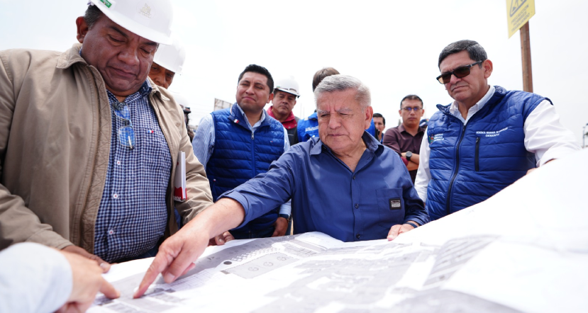 Gobernador supervisa obras que serán inauguradas antes del 2025