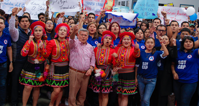 César Acuña aclamado por más de mil jóvenes liberteños: "El mejor candidato"