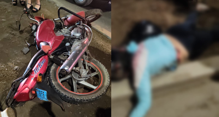 Motociclista se accidenta en la avenida Miraflores