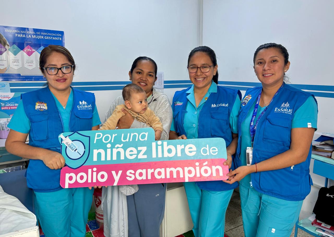 Meta de vacunación en La Libertad a punto de alcanzarse en lucha contra la polio y el sarampión