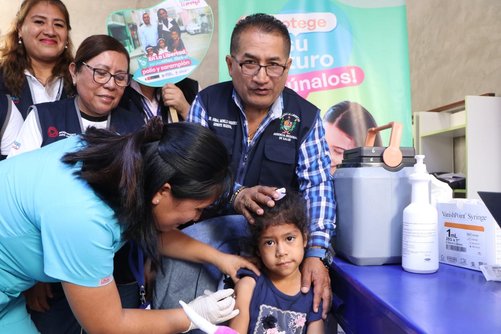 La Libertad es la región que más niños vacunó contra el sarampión