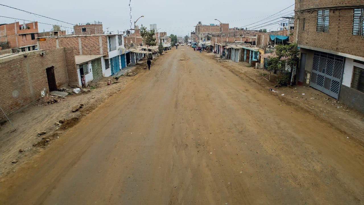 GORE logra mejorar 4 mil metros de vías en Alto Trujillo