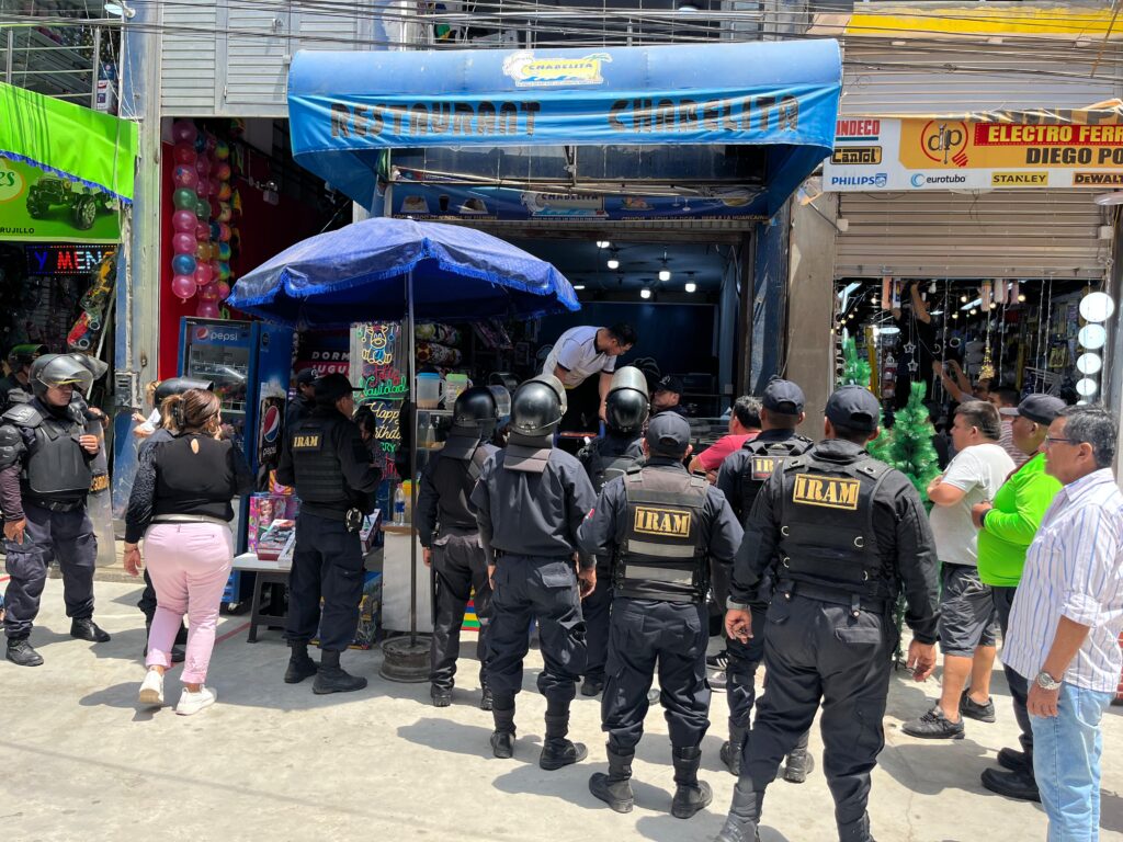 Refuerzan operativos en Trujillo para retirar estructuras informales