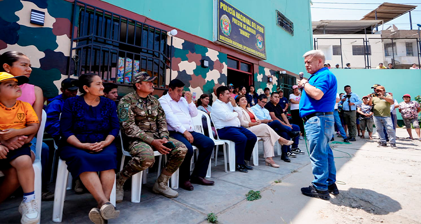 Se instalan 3 bases DINOES en la provincia de Trujillo