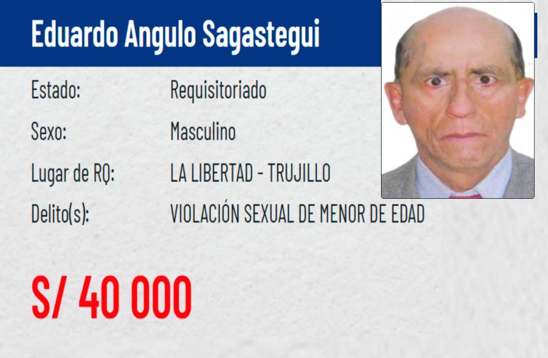 Ofrecen S/ 40,000 por la captura de profesor acusado de violación