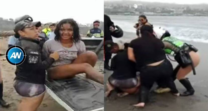 Chorrillos: Detienen a mujer por intentar ahogar a su hijo en playa Agua Dulce