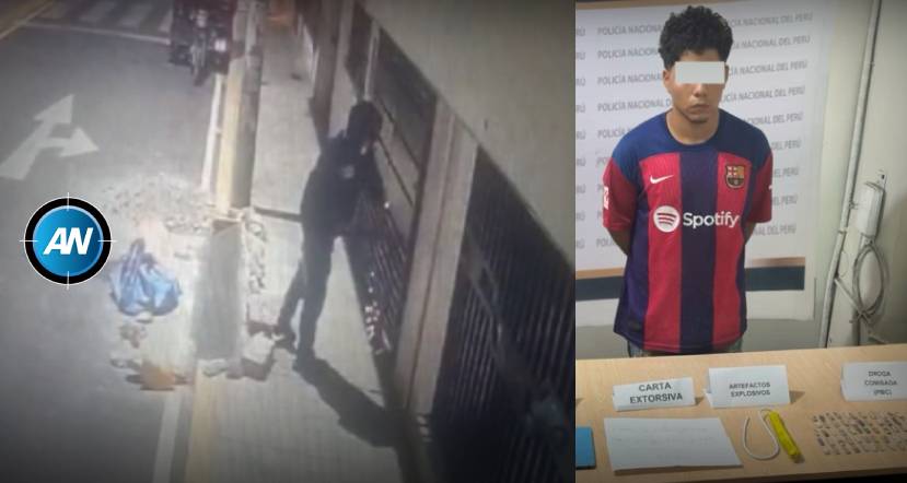 Capturan a joven con droga, explosivos y carta extorsiva en Casa Grande