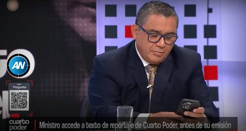 José Santiváñez obtuvo el reportaje de Cuarto Poder antes de su emisión