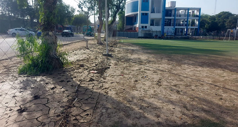 El campo de la Casa de la Juventud contará nuevamente con un cerco perimétrico