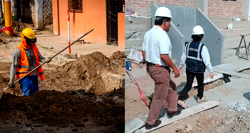 Empresa "Hisac Contratistas S.R.L." ejecuta dos importantes obras en Moche bajo consorcios con distintos nombres