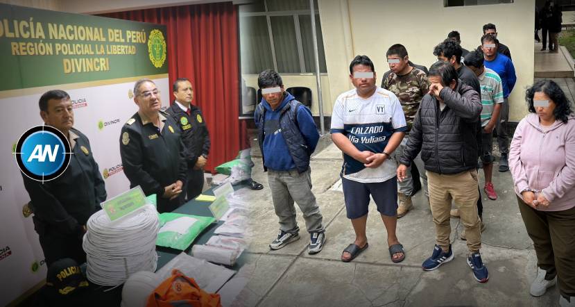 Cae banda criminal ‘Los Mineros del Cerro Corazón de León’ en Huanchaco