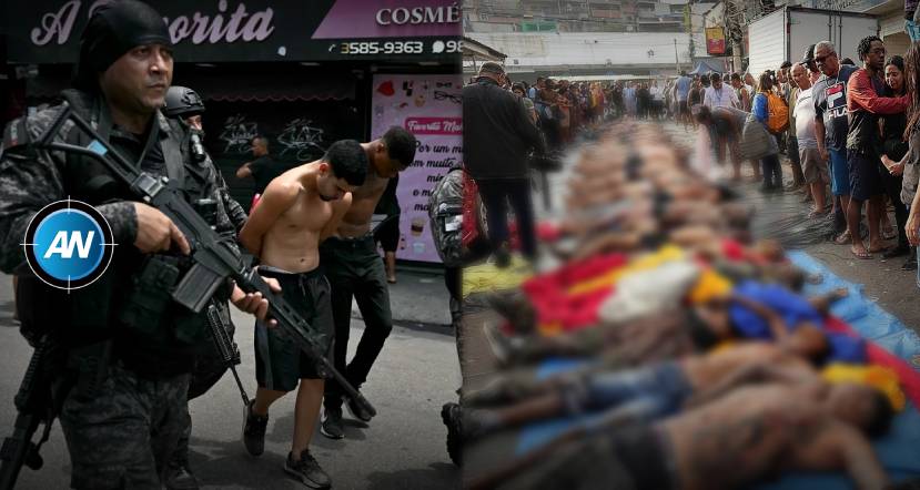 Más de 130 fallecidos en megaoperativo policial en Río de Janeiro