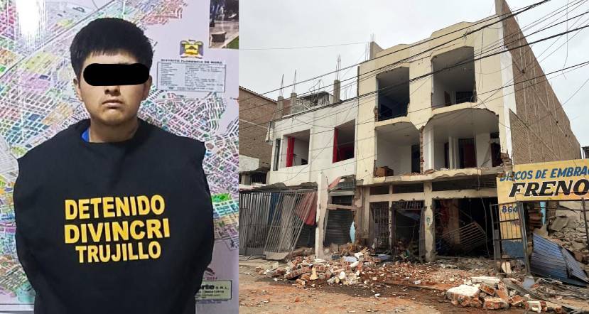 Capturan a presunto implicado en atentado con explosivos en la av. Perú