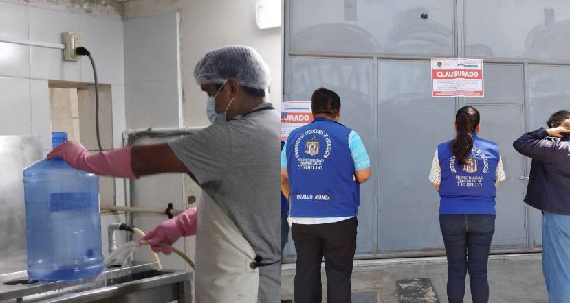 Detectan embotellamiento irregular de agua en local de Aranjuez