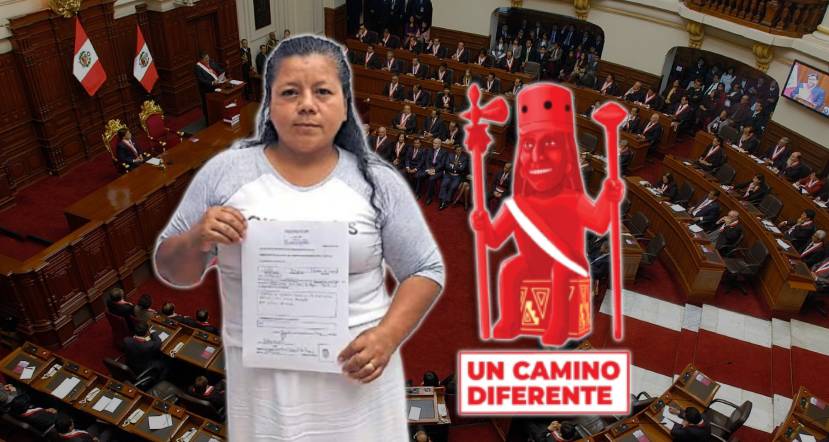Trujillana fue inscrita como candidata al Senado por Cajamarca por el partido "Un Camino Diferente" sin su consentimiento