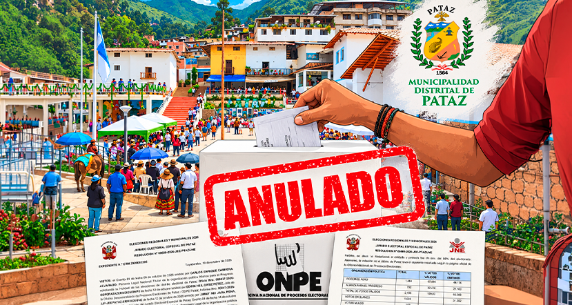 JEE declara nulas las elecciones municipales distritales de Pataz por ausentismo superior al 50 %
